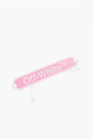 Embroidered Logo Macrame Bracelet