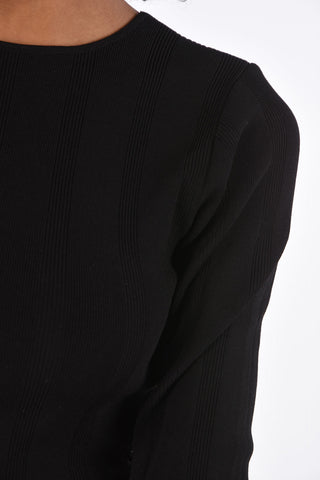 Long Sleeve Open Back Sweater