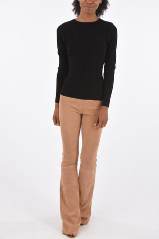 Long Sleeve Open Back Sweater