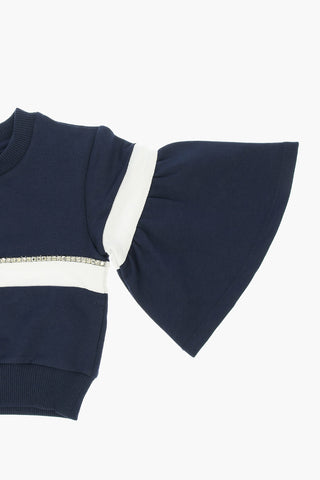 Sweatshirt with Jewel Details