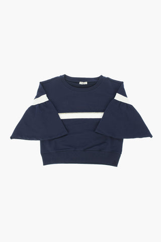 Sweatshirt with Jewel Details