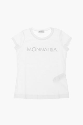 T-shirt with Jewel Embroidery