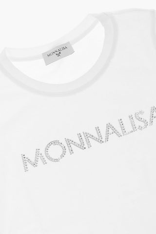 T-shirt con Ricamo Gioiello