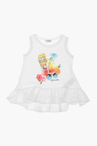 Printed Sleeveless Top