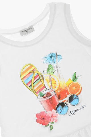 Printed Sleeveless Top
