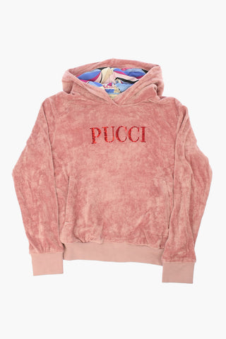 Chenille Sweatshirt with Sequins