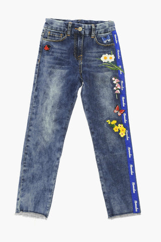 Jeans Ricamo Fiori