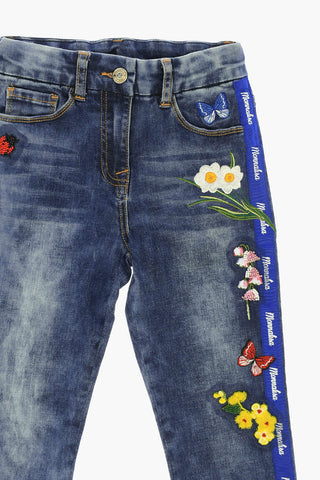 Jeans Ricamo Fiori