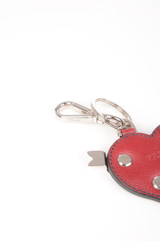 Heart Leather pendant Keyrings