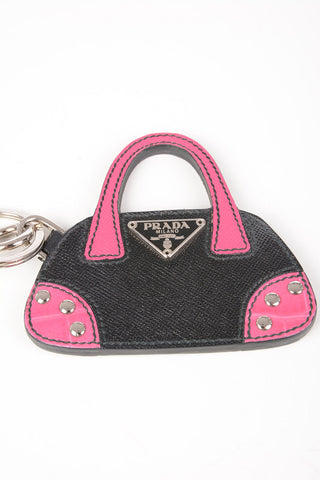 Portachiavi con Pendente bag in Pelle