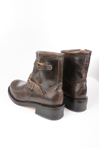 leather Ankle boots