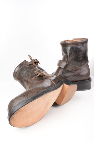 leather Ankle boots