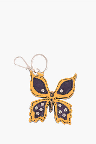 Butterfly Leather Pendant Keyrings