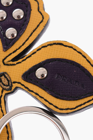 Butterfly Leather Pendant Keyrings