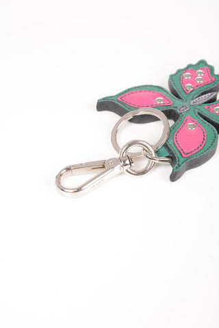Butterfly Leather Pendant Keyrings