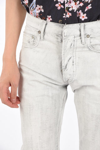 17,5cm Mid-rise waist straight fit jeans