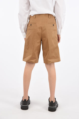 Hidden Closure Single Pleat Shorts