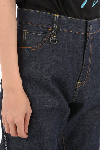 7 HIROSHI FUJIWARA FRAGMENT Printed Straight Fit Jeans 19cm