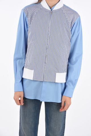 Unstructured Jetted Pocket Shirt