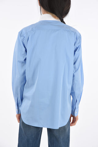 Unstructured Jetted Pocket Shirt