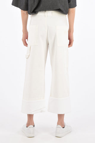 Jeans Wide Leg FISHERMAN con Orlo con Risvolto 26 Cm