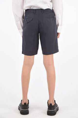 Slim Fit Shorts with Belt Loops