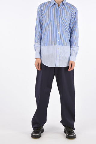 awning striped Oversized shirt