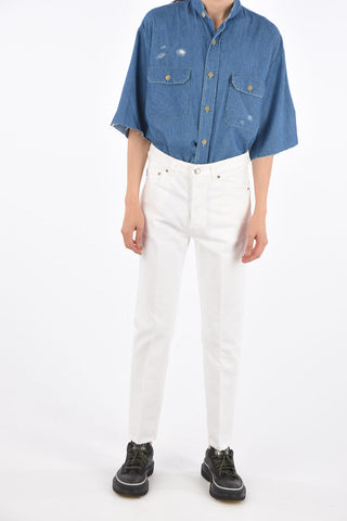 Jeans Slim Fit con Passanti Cintura 16 Cm