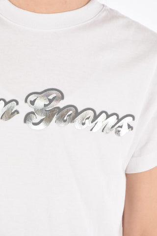 T-shirt girocollo in cotone