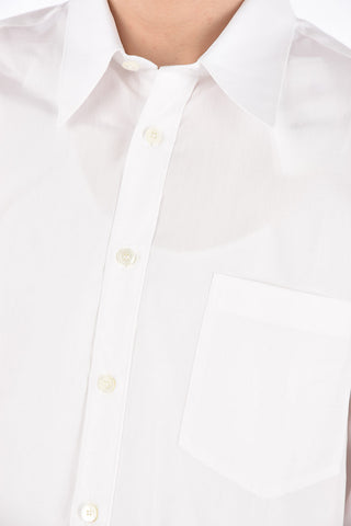 Spread Collar Shirt with Monogram Back Patch