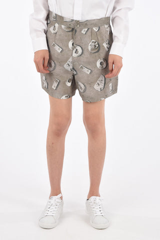 DANIEL ARSHAM Jetted Pocket Double Pleat Shorts