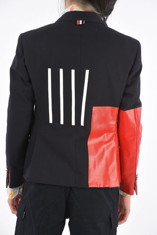 Slim Fit PAINTED STRIPE 3 Button Blazer