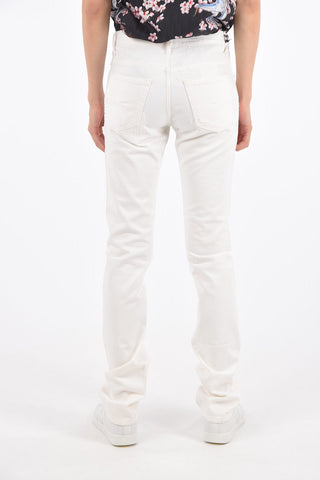 17cm vintage effect straight fit jeans