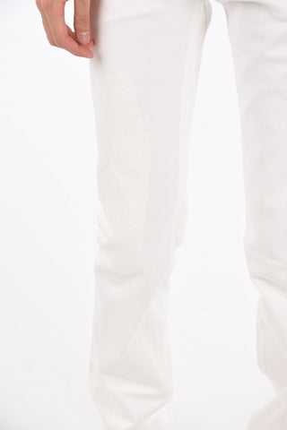 17cm vintage effect straight fit jeans
