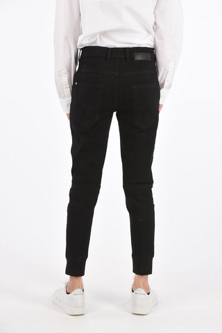 jeans skinny fit in denim stretch a vita bassa 13cm