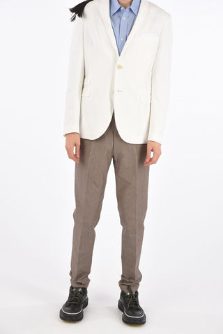 no vent notch lapel 2-button blazer