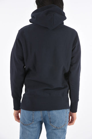 embroidered logo hoodie sweatshirt