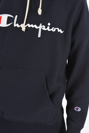 embroidered logo hoodie sweatshirt