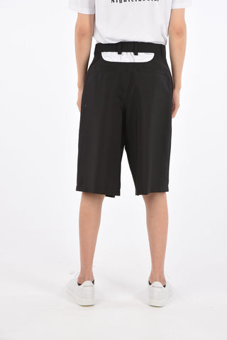 Unstructured Shorts with Belt Loops