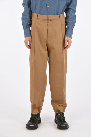 Single Pleat Pants with Hidden Closure