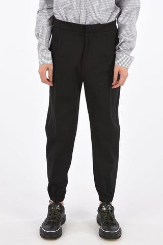 Mid-rise waist straight pants