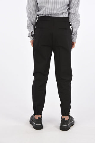 Mid-rise waist straight pants