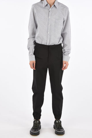 Mid-rise waist straight pants