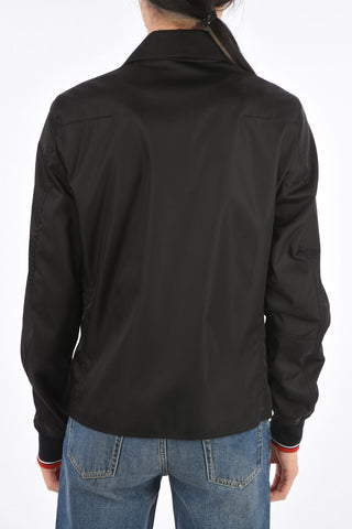 embroidered nylon jacket