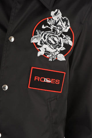 embroidered nylon jacket