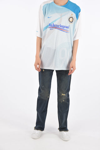 NIKE printed crewneck active t-shirt