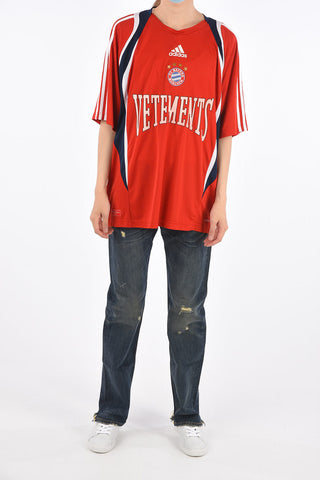 ADIDAS printed FC BAYERN MUNCHEN active t-shirt