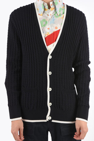 Crochet Patch Pocket Cardigan