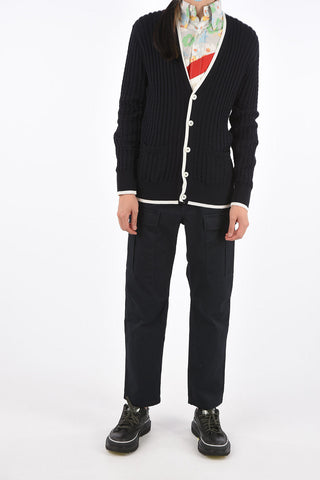 Crochet Patch Pocket Cardigan