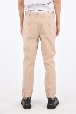 Mid-rise waist slim fit pants